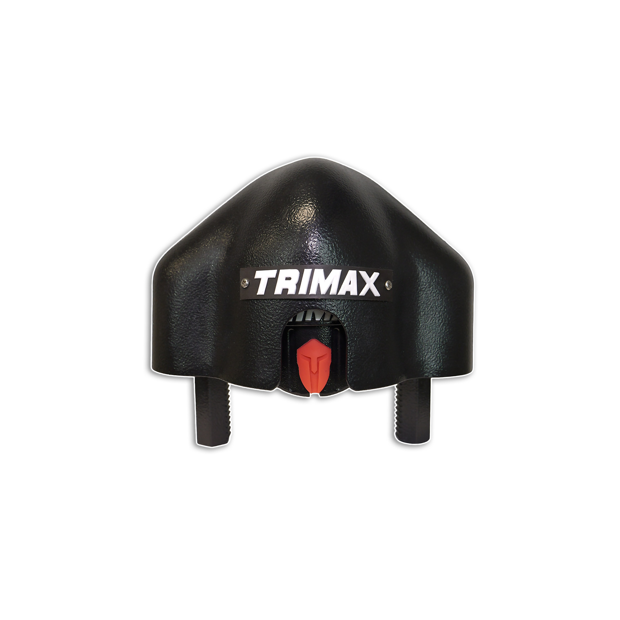 TRIMAX™ UNIVERSAL COUPLER & WHEEL LOCK - 7/8" STEEL HEX SHACKLE - FULLY SHROUDED - HAMMER TONE BLACK